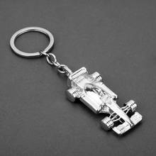 1 шт. модные брелки для ключей F1 гоночный автомобиль пара брелок для ключей подвесной автомобильный брелок для ключей очаровательные сумки аксессуары в подарок 2024 - купить недорого
