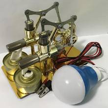 Stirling Engine Motor Model Heat Steam Education DIY Toy Gift For Kid Craft Ornament Discovery Alternator Physical enlightenment 2024 - buy cheap