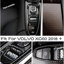 Lapetus-Botón Multimedia/llave de encendido, cubierta de Marco embellecedora para Volvo XC60 2018 - 2021 ABS, fibra de carbono/Aspecto mate 2024 - compra barato