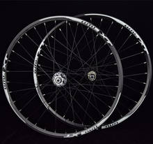 Комплект колес LUTU XT, 24 дюйма, для горных велосипедов, передние, 2, задние, 4 уплотненных подшипника, двойной обод, дисковый тормоз 2024 - купить недорого