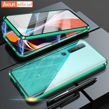 Металлический магнитный стеклянный чехол для телефона Xiaomi Mi 9 Lite SE A3 9T Note 10 Pro Redmi 8A K20 K30 Note 9s 7 8 9 Pro Max 2024 - купить недорого