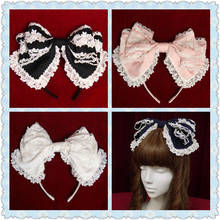 Japanese princess sweet lolita headwear palace lace hair band /headband /hair clip kawaii girl gothic lolita KC loli cos 2024 - buy cheap