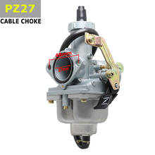 Motorcycle PZ27 Carburetor Carb Cable Choke 27mm Fit For 4-stroke CG 125cc 150cc 200cc 250cc ATV Go Kart Dirt Bike 2024 - buy cheap