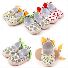 New Baby Shoes Lovely Bowknot Newborn Girl Casual Shoes Soft Sole Infants First Walker Baby Cotton Crib Shoes 2024 - buy cheap