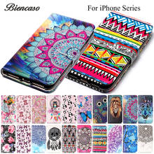 Flip Leather Wallet Cases For iPhone 12 mini 11 Pro Max X XR XS Max 6 7 8 Plus 5 5S SE 2020 Back Cover For iPod Touch 5 6 Funda 2024 - buy cheap