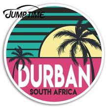 Pegatinas de vinilo de "Jump Time" para Durbán, pegatina de viaje divertida de África, calcomanía de parachoques para ordenador portátil y coche, accesorios impermeables para coche 2024 - compra barato