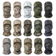 Tactical Camouflage Balaclava Full Face Mask CS Wargame Army Hunting Cycling Sports Helmet Liner Cap Military Multicam CP Scarf 2024 - buy cheap