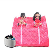 AL-TS18Y Double Folding Steaming Box Household Remote Control Sitting Type Portable Full Body Thickened Steam Sauna Box 220V 2024 - buy cheap