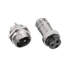 3 PIN 16mm GX16-3 Screw Aviation Connector Plug The Aviation Plug Cable Connector Regular Plug and Socket 2024 - buy cheap