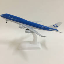 Jason-avião tutu modelo de 20cm, aeronave de metal fundido, brinquedo de avião avião clássico, holandês royal klm, modelo 1: 747 2024 - compre barato