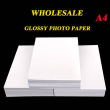 Papel fotográfico alto brilho, a4, 100 folhas, impressora, 180g, 200g, 230g, venda por atacado 2024 - compre barato