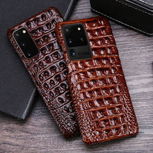 Funda de piel auténtica para Samsung Galaxy S20 Ultra S8 S9 s10e S10 Plus, funda para A30 A50 A51 A70 A71 2024 - compra barato