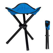 Taburete plegable Triangular para acampar al aire libre, silla de pesca plegable, taburete ligero y portátil para pesca pequeña, Picnic en la playa 2024 - compra barato