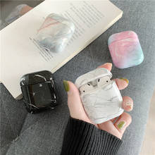 Fashion Marble Earphone Case For Apple Airpods 2 1 Air Pods Cases Cute  Vintage Cover For AirPods Protector Shell 2024 - buy cheap