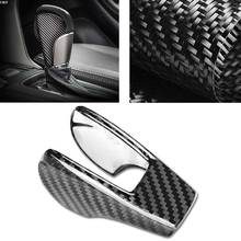 Carbon Fiber Car Accessory Gear Shift Knob Cover Decorative Trim For Subaru Forester 2013 2014 2015 2016 2017 2018 2024 - buy cheap
