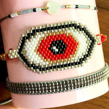 BLUESTAR MIYUKI thin Bracelet set For Women Bracelets Boho Summer Jewelry Turkish Evil Eye design DIY jewelry accessories 2020 2024 - buy cheap