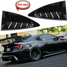 Car Styling Car Sticker Carbon Fiber 1/4 Quarter Side Window Louvers Scoop Cover Vent for GT 86 And  BRZ 2024 - buy cheap