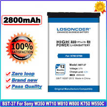 2800mAh BST-37 batería para Sony Ericsson K750 D750i K758C S600C V600 V600i W550C W550I W600 W600c W700 W710 W710C W800 teléfono 2024 - compra barato