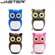 JASTER Cartoon Owl Model USB Flash Drive Memory Stick Pendrive 4GB 8gb 16gb 32gb 64GB 128GB U Disk Pendrives Gift 2024 - buy cheap