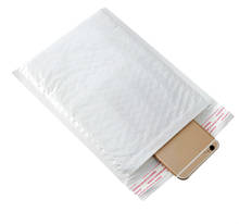 Envelope de espuma branca com 13x15cm, envelope com plástico bolha para envio postal, 10 unidades 2024 - compre barato
