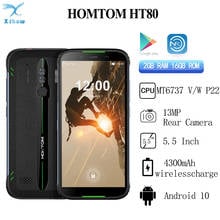 Original HOMTOM HT80 IP68 Waterproof Smartphone 4G LTE Android 10 5.5" 18:9 HD+ MT6737 NFC Wireless charge SOS Mobile phone 2024 - buy cheap