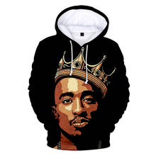 2021 New West Coast Rap 2Pac Hoodies Mens Hoodie Sweatshirt Hooded Men/Women 2Pac Tupac Amaru Shakur Hoody Polluvers Hip Hop 2024 - buy cheap