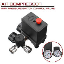 240V/380V with Gauge Regulator Duty Air Compressor Pump Pressure Control Switch Air Pump Control Valve 7.25-125 PSI 2024 - buy cheap