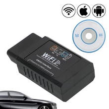 Ferramenta de diagnóstico automotivo obd2 elm327 com wifi, para ios e android, ferramenta de verificação de luz, detector de carro 2024 - compre barato