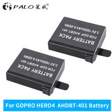Bateria recarregável para câmera gopro hero 4 e gopro, acessórios para câmeras de ação com 3.8v e 1600mah 2024 - compre barato