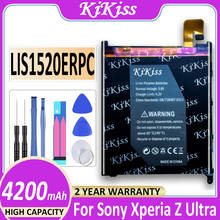 4200mAh Kikiss for Sony Xperia Z Ultra / ZU / L4 XL39h C6802 C6833 Togari Mobile Phone Battery LIS1520ERPC Batterij  + Track NO 2024 - buy cheap
