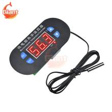W1308 DC 12V AC 110V 220V Red Blue LED Display Digital Temperature Controller Thermostat Adjustable Cool Heat Control Switch 2024 - buy cheap