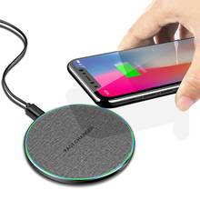 10W 15W Qi Wireless Charger For iPhone 13 13Pro 12 11 Pro X XR XS Max Fast Wireless Charging for Samsung S10 S9 S8 Charger Pad 2024 - buy cheap