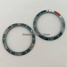 Goutent 38mm Blue Red Watch Bezel Insert Ceramic Bezel Fit 40mm Automatic Watch 2024 - buy cheap