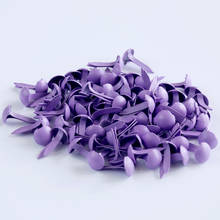 100pcs/lot 9x5mm Lilac Metal Mini Brads Round Scrapbooking Brad Paper Crafts Embellishments 2024 - buy cheap