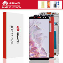 Huawei mate 10 Lite ЖК сенсорный экран с рамкой дисплей huawei mate 10 Lite дисплей ЖК Nova 2i RNE-L21 Замена 5,9 ''ЖК 2024 - купить недорого