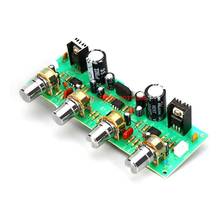 KYYSLB Dual AC12 ~ 15V NE4558 усилитель Передняя DIY Fever тон доска с высоким и низким звуком левая и правая балансировочная доска 2024 - купить недорого