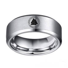 Черные синие Norse Runes Valknut Amulet Viking кольца для мужчин и женщин из нержавеющей стали Прямая поставка 2024 - купить недорого