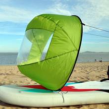 Paleta de viento plegable para Kayak, Kit de vela, Sup, tabla de Paddle, canoa, remo, barco de remos, ventana transparente 2024 - compra barato