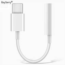 BaySerry Headphone USB C Type C to 3.5mm jack Cable AUX Adapter Type-C 3.5 Audio Converter for Samsung S21 S20 Xiaomi Mi 11 10 2024 - buy cheap