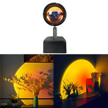 Projector Sunset Lamp LED Night Light Wall Decoration Home Photography  Background Projection  Atmosphere Mood Light Table Lamp 2024 - buy cheap