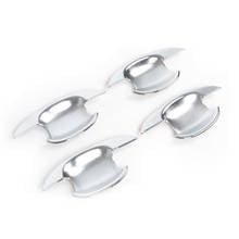 ABS Chrome Door Bowl Cover Trim Car Styling Accessories 4Pcsset External Decoration Fit For Peugeot 3008 2012 2013 2014 2015 2024 - buy cheap