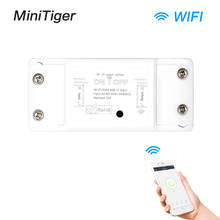 Minitiger Tuya WiFi Smart Light Switch Universal Breaker Timer Smart Life APP Wireless Remote Control with Alexa Google Home 2024 - buy cheap