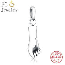 FC Jewelry Fits Original Brand Charms Bracelet Pulsera 925 Sterling Silver Finger Hand Love Pendant Beads Women Berloque 2019 2024 - buy cheap