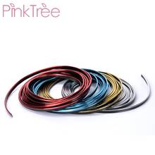 Car Interior Decoration Strips Moulding Trims Dashboard Door Edge Thread Stickers Chrome Styling Accessories 5 Color 2024 - buy cheap