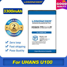LOSONCOER-batería Original de 3300mAh, 100%, U100, baterías de teléfonos móviles 2024 - compra barato