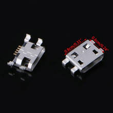 10pcs Micro USB Type B 5 Pin Female Connector Mini USB Jack Connector Charging Socket Four Feet Plug Connectors 0.8*0.6mm 2024 - buy cheap