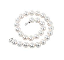 Женское Ожерелье с жемчугом, Белое Круглое жемчужное ожерелье с жемчужиной в форме сердца, с застежкой из жемчуга южного моря, 12 мм 2024 - купить недорого
