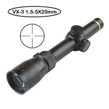 1.5-5X20 Mil-dot Reticle Sight Rifle Scope Tactical Riflescopes Hunting Sniper Gear For Airsoft Optic Sight With 11/20 Mounts 2024 - buy cheap