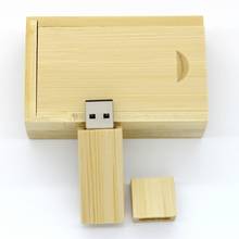 Hot Sale Gift CreativeBamboo Wooden USB Flash Drive Pen Drive Mini USB 3.0 Memory Stick + Box 64GB 8GB 16GB Pendrive 32GB 1TB 2024 - buy cheap