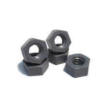 5pcs M5-M20 nylon hexagon nuts PVC plastic polyvinyl fluoride screw cap outer hex acid and alkali resistance nut gray color 2024 - buy cheap